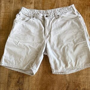 Carhartt Men's Cream Jean Shorts